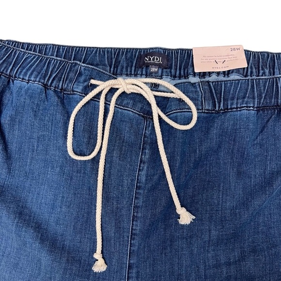 NYDJ Slim Ankle Jogger Lightweight Denim Jean Pants in Elegance - Size 28W - Picture 2 of 8